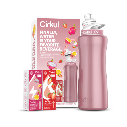 32oz. Rose Gold Stainless Steel Bottle Starter Kit N0